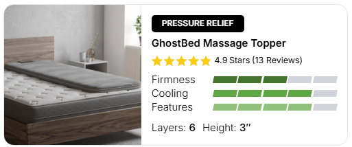 GhostBed Massage Topper