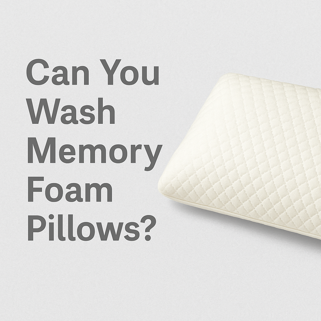 Can You Wash Memory Foam Pillows ? | Proper Care &amp; Cleaning Tips