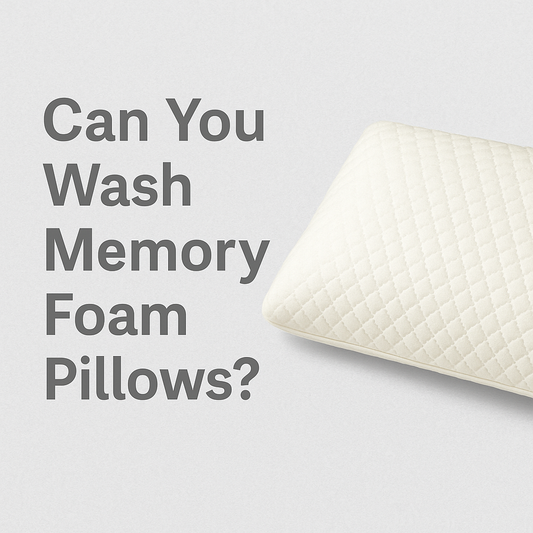 Can You Wash Memory Foam Pillows ? | Proper Care &amp; Cleaning Tips