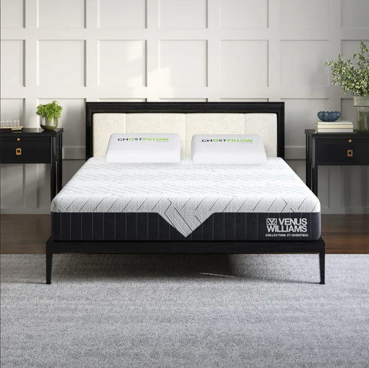 2‑inch GhostBed Venus Williams Legend memory foam mattress with Venus Cooling Cover