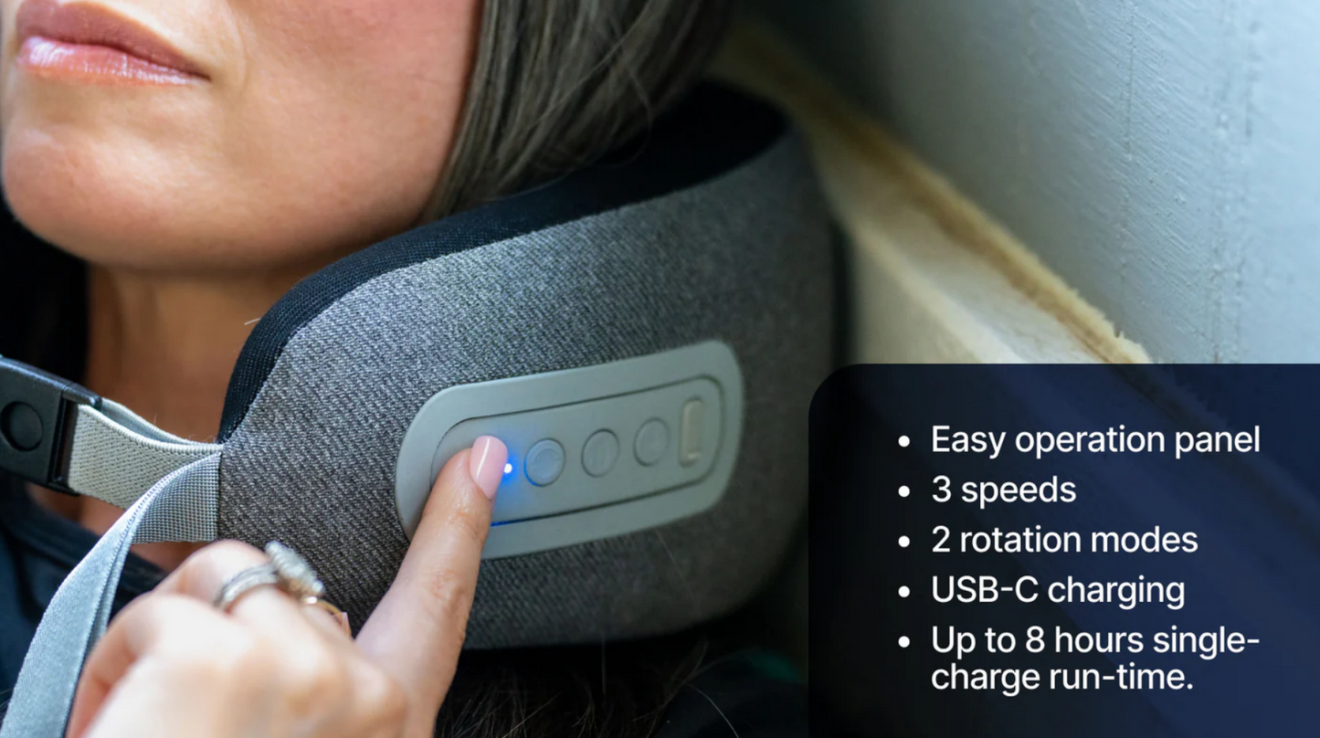 GhostBed Massaging Neck Pillow