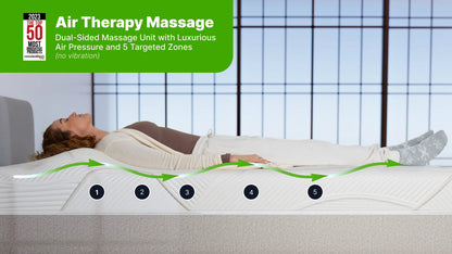 GhostBed Massage Hybrid gel memory foam and GhostFlex transition layers with pocketed coils